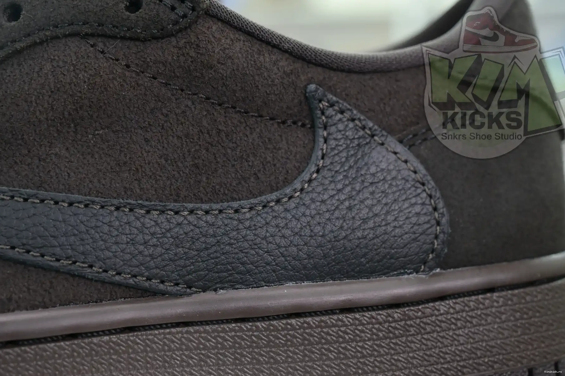 Air 1 x Jordan OG“Velvet Scott Kimikick Brown” Jordan Low Travis 0403